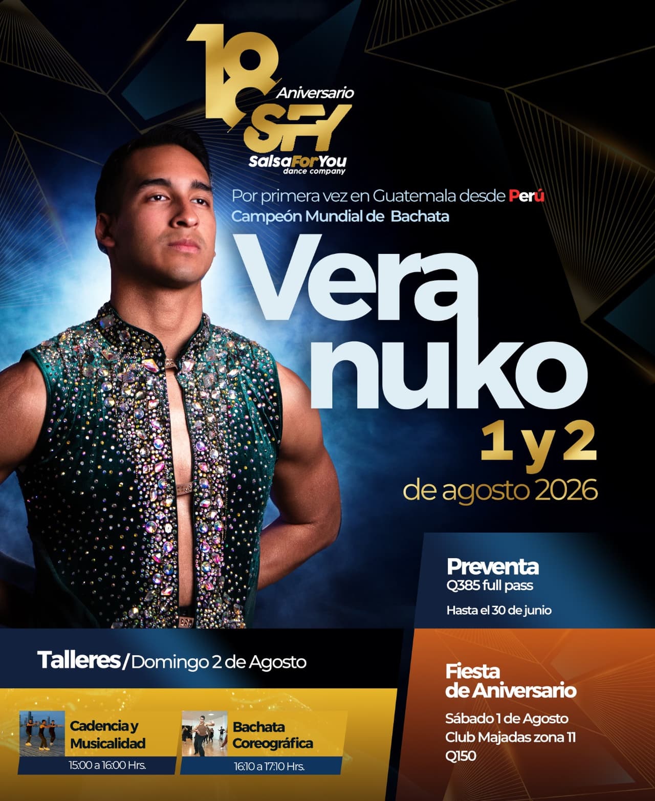 18 Aniversario SalsaForYou con Veranuko