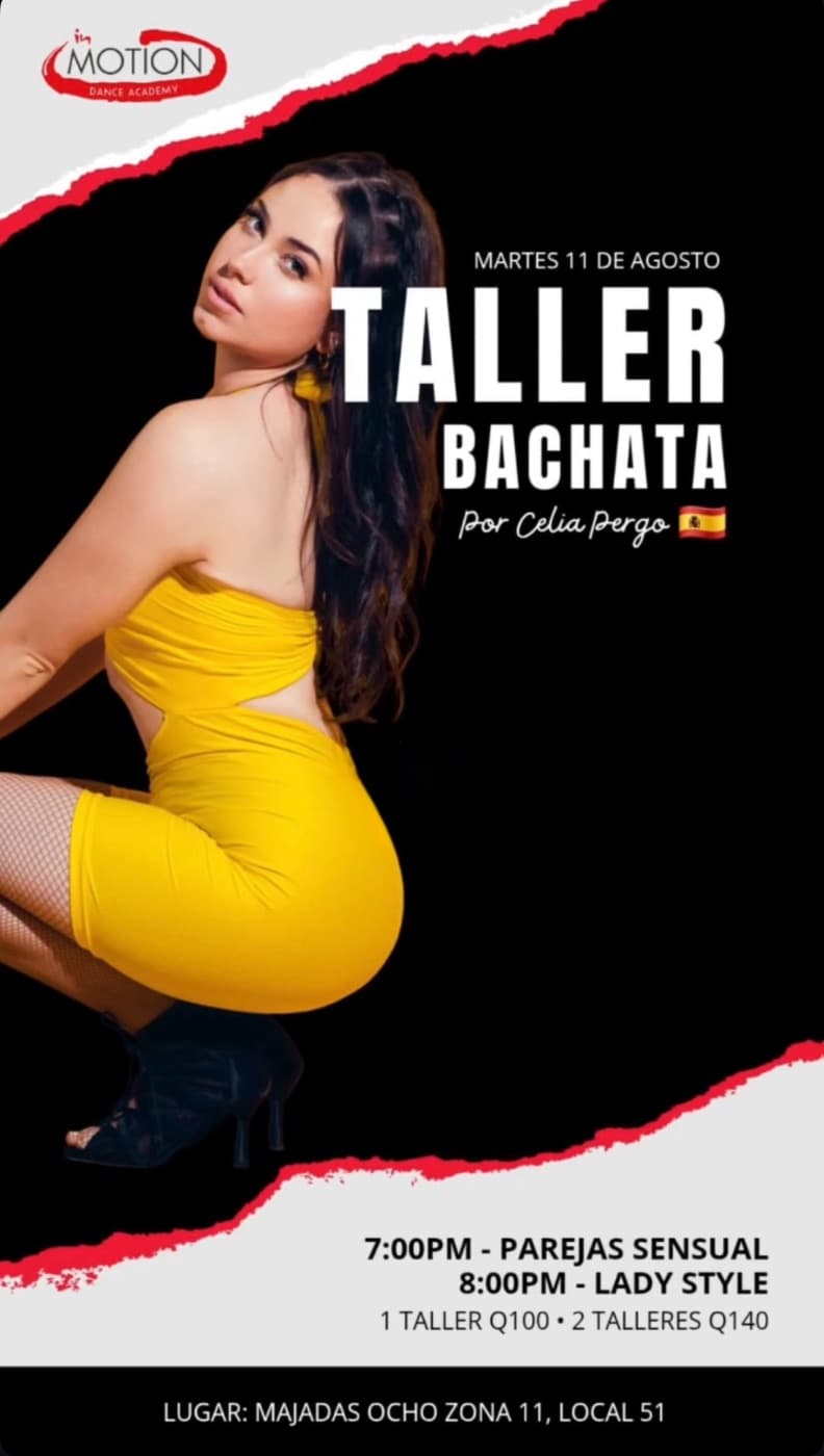Bachata Workshop with Celia Pergo