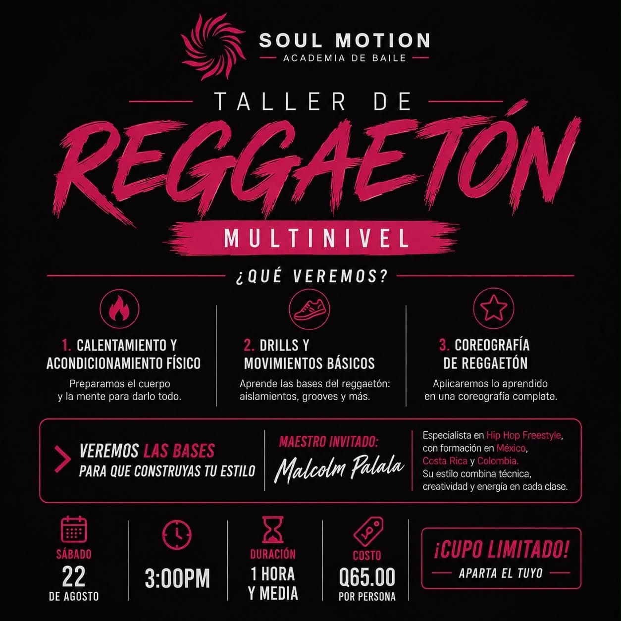 Taller de Reggaetón con Malcolm Palala
