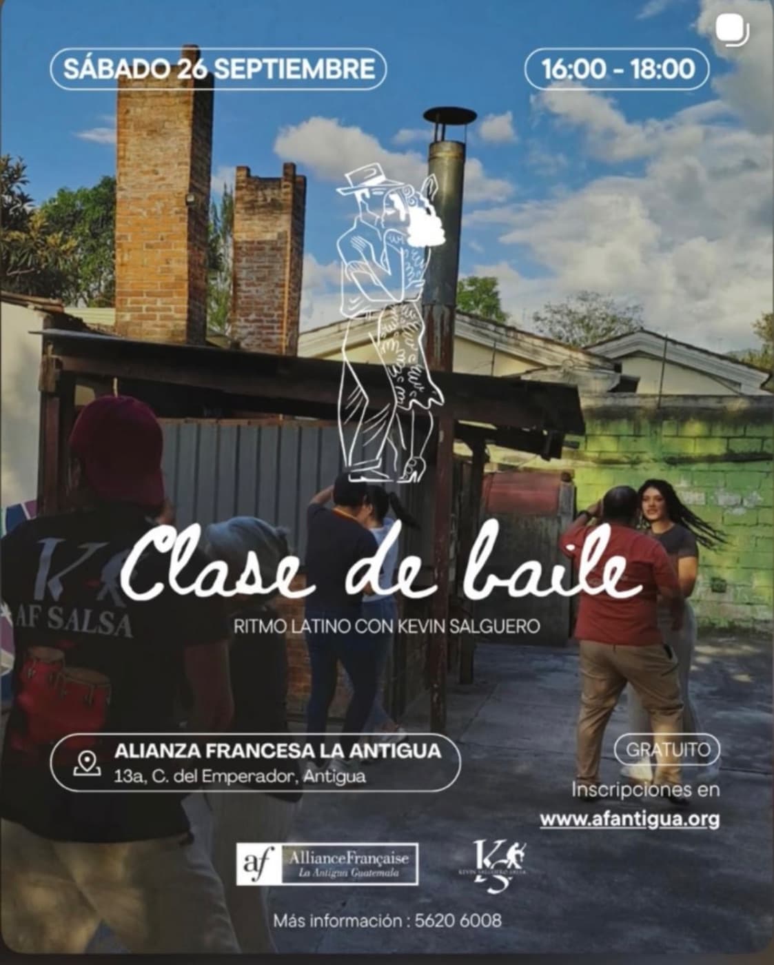 Clase de baile: Ritmo Latino con Kevin Salguero